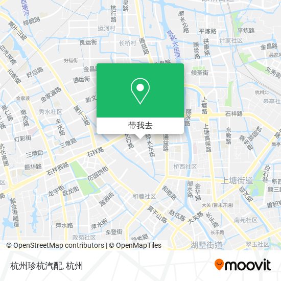 杭州珍杭汽配地图