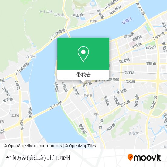 华润万家(滨江店)-北门地图