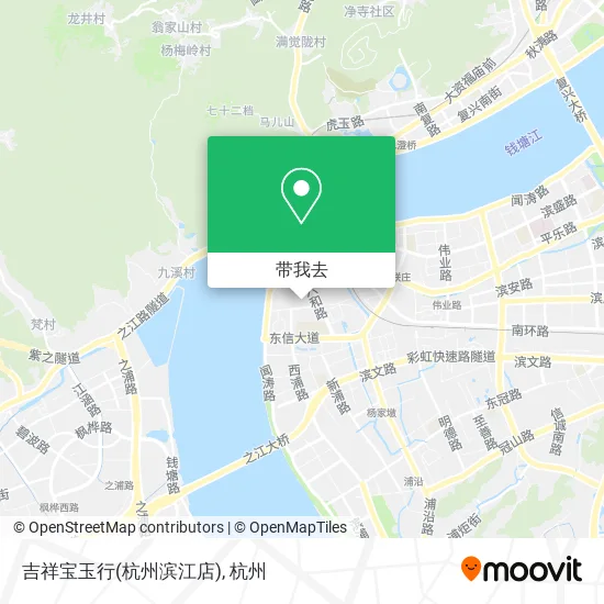 吉祥宝玉行(杭州滨江店)地图