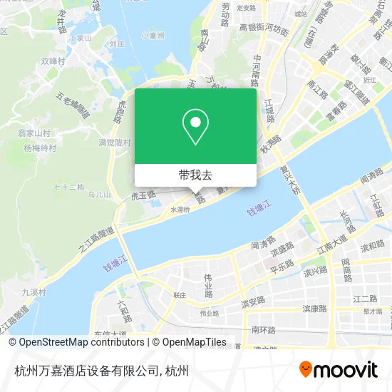 杭州万嘉酒店设备有限公司地图