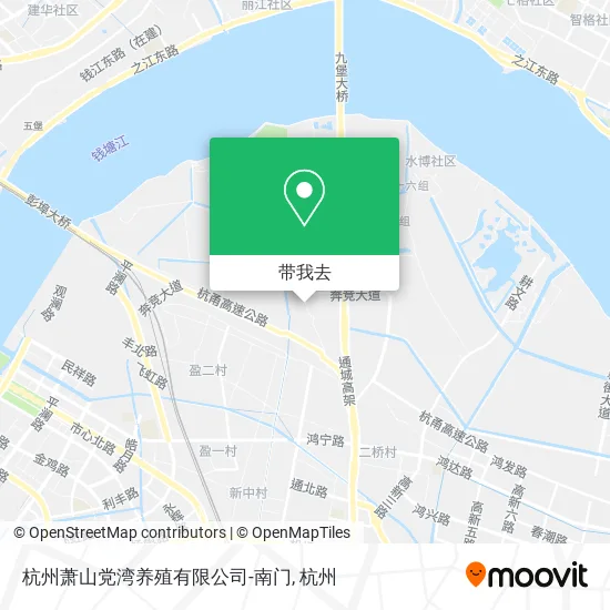 杭州萧山党湾养殖有限公司-南门地图
