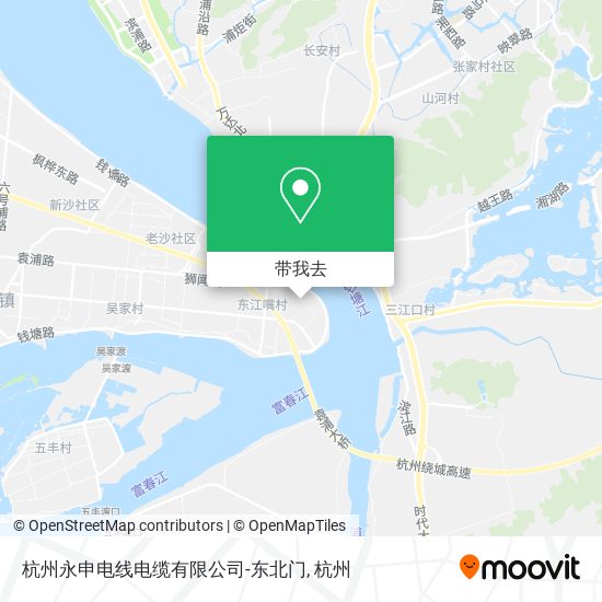杭州永申电线电缆有限公司-东北门地图