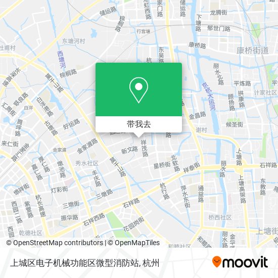 上城区电子机械功能区微型消防站地图