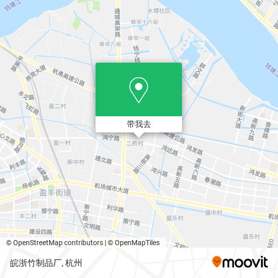 皖浙竹制品厂地图