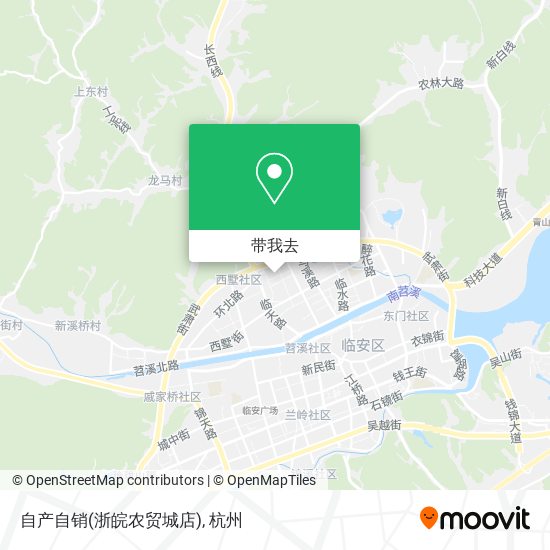 自产自销(浙皖农贸城店)地图