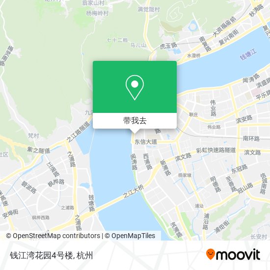钱江湾花园4号楼地图