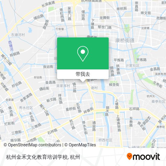 杭州金禾文化教育培训学校地图