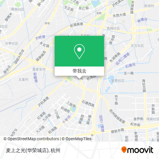 麦上之光(华荣城店)地图