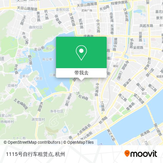 1115号自行车租赁点地图