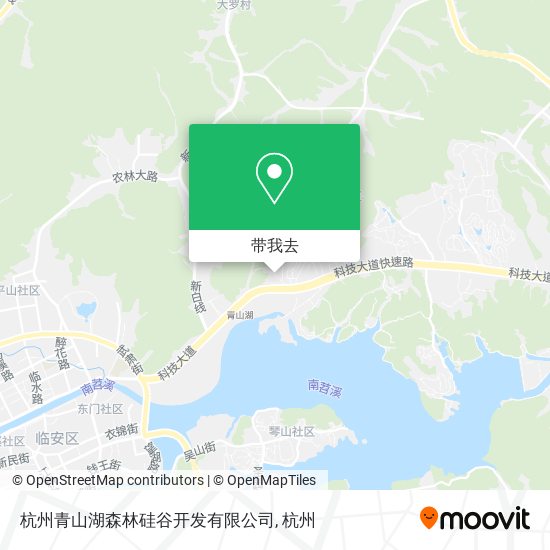 杭州青山湖森林硅谷开发有限公司地图