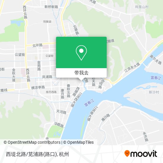 西堤北路/苋浦路(路口)地图