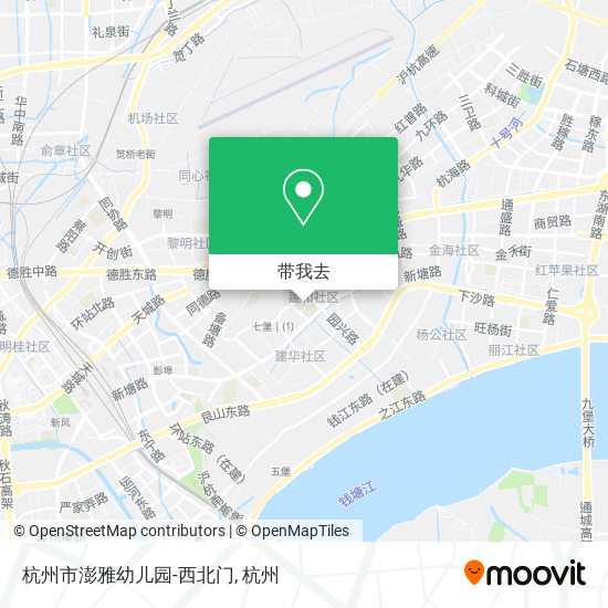 杭州市澎雅幼儿园-西北门地图