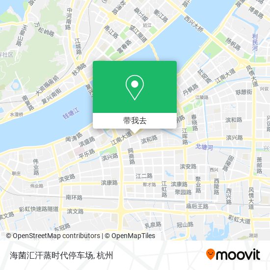 海菌汇汗蒸时代停车场地图