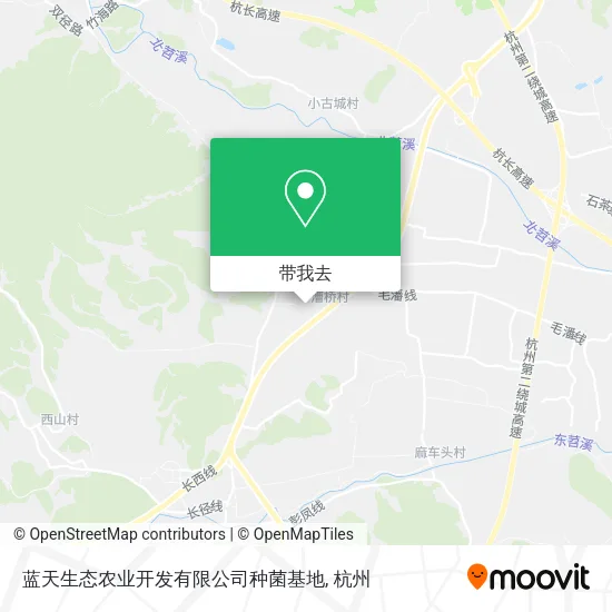 蓝天生态农业开发有限公司种菌基地地图