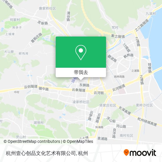 杭州壹心创品文化艺术有限公司地图