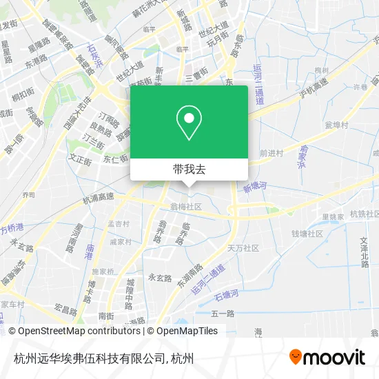杭州远华埃弗伍科技有限公司地图