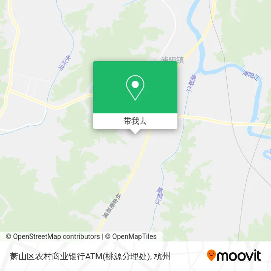 萧山区农村商业银行ATM(桃源分理处)地图