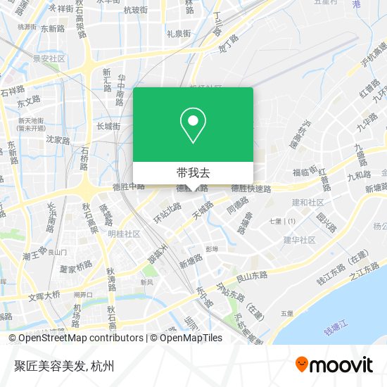 聚匠美容美发地图