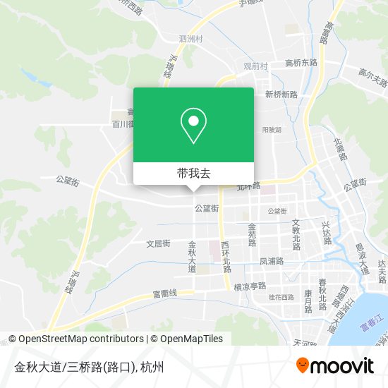 金秋大道/三桥路(路口)地图
