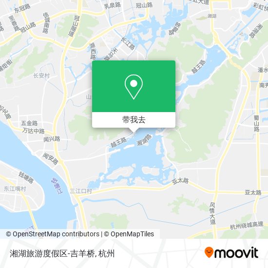 湘湖旅游度假区-吉羊桥地图