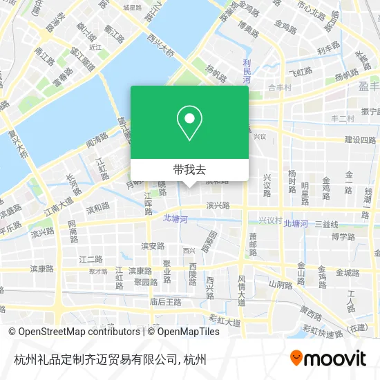杭州礼品定制齐迈贸易有限公司地图