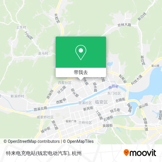 特来电充电站(钱宏电动汽车)地图