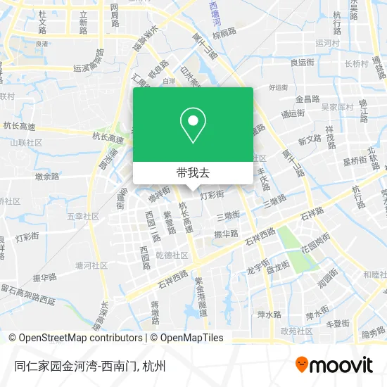 同仁家园金河湾-西南门地图