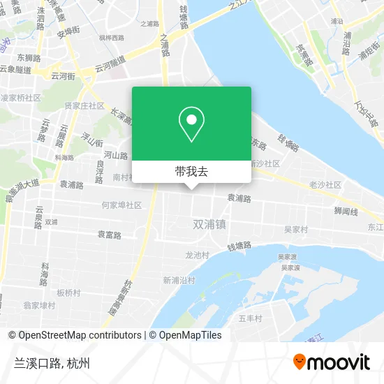 兰溪口路地图