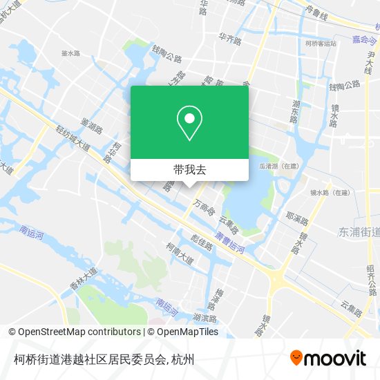 柯桥街道港越社区居民委员会地图