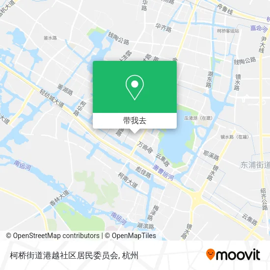 柯桥街道港越社区居民委员会地图