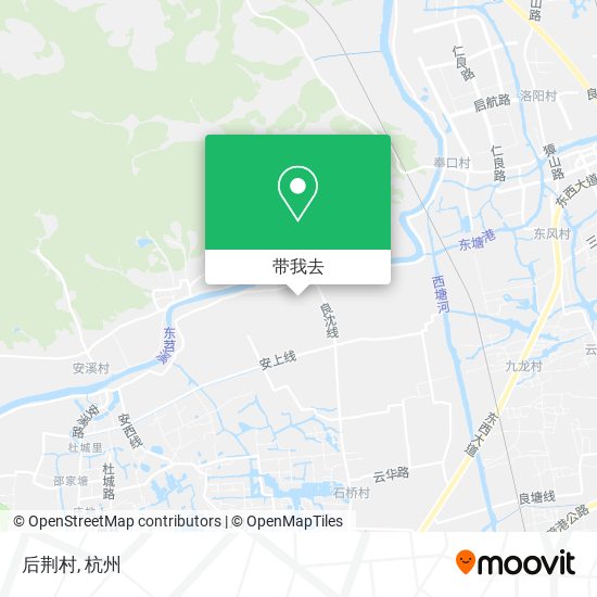 后荆村地图