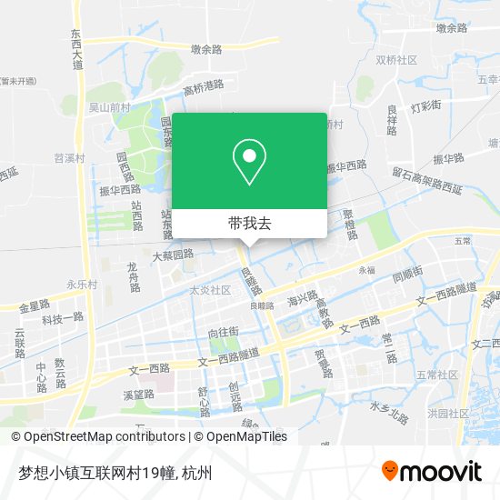 梦想小镇互联网村19幢地图