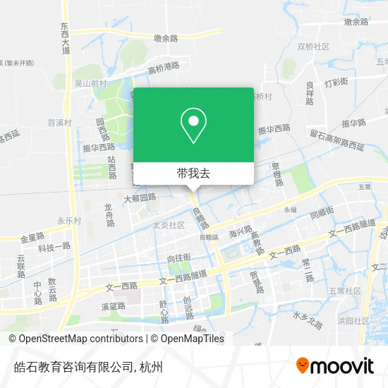 皓石教育咨询有限公司地图
