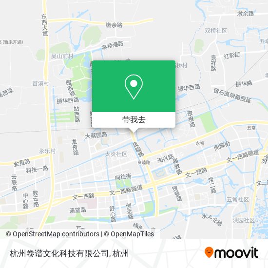 杭州卷谱文化科技有限公司地图
