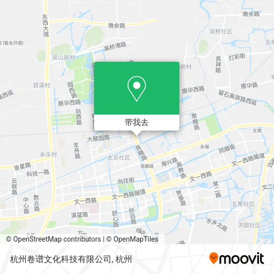 杭州卷谱文化科技有限公司地图
