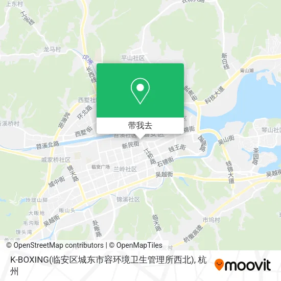 K-BOXING(临安区城东市容环境卫生管理所西北)地图