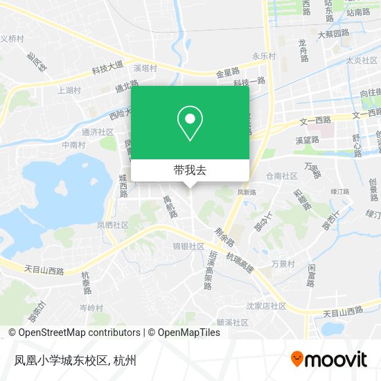 凤凰小学城东校区地图