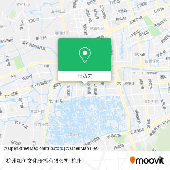 杭州如鱼文化传播有限公司地图