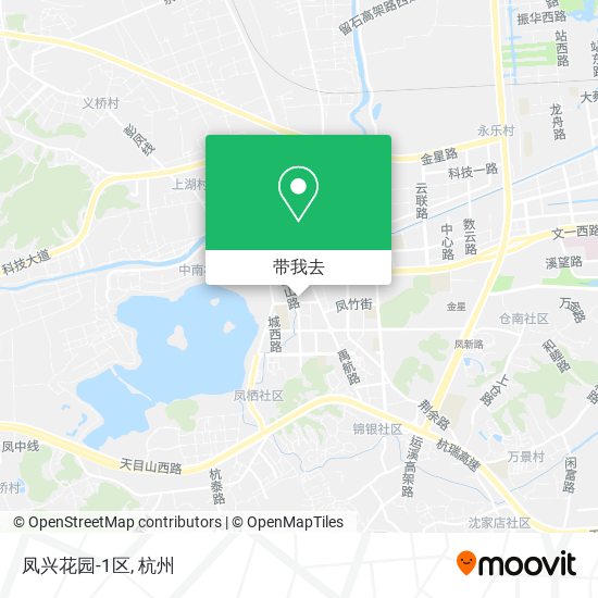 凤兴花园-1区地图