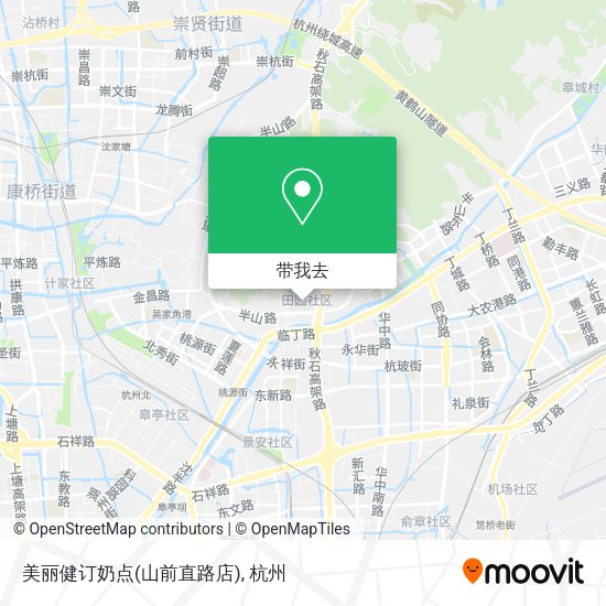 美丽健订奶点(山前直路店)地图