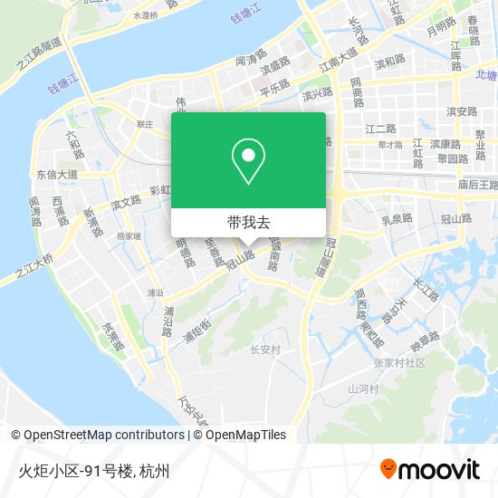 火炬小区-91号楼地图