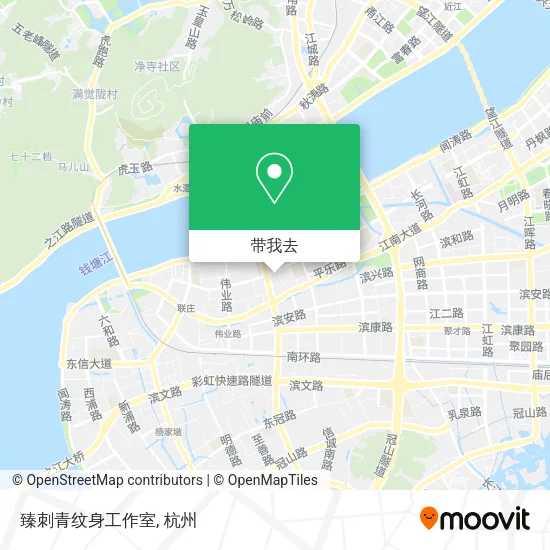 臻刺青纹身工作室地图