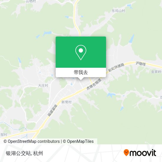 银湖公交站地图
