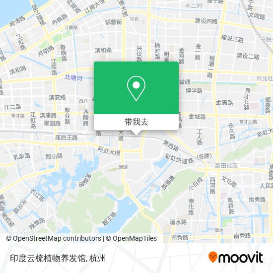 印度云梳植物养发馆地图