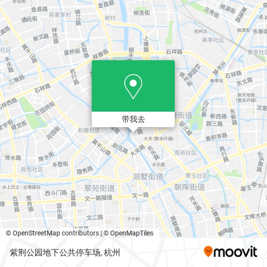 紫荆公园地下公共停车场地图