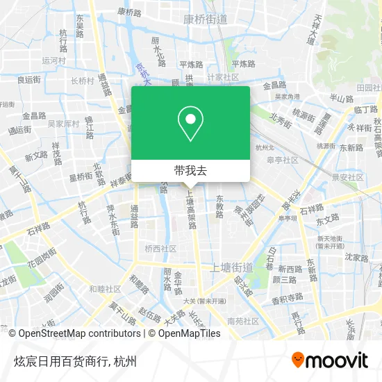 炫宸日用百货商行地图