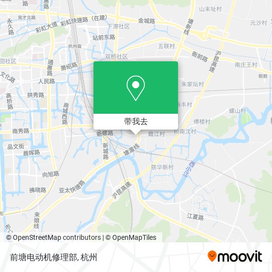 前塘电动机修理部地图