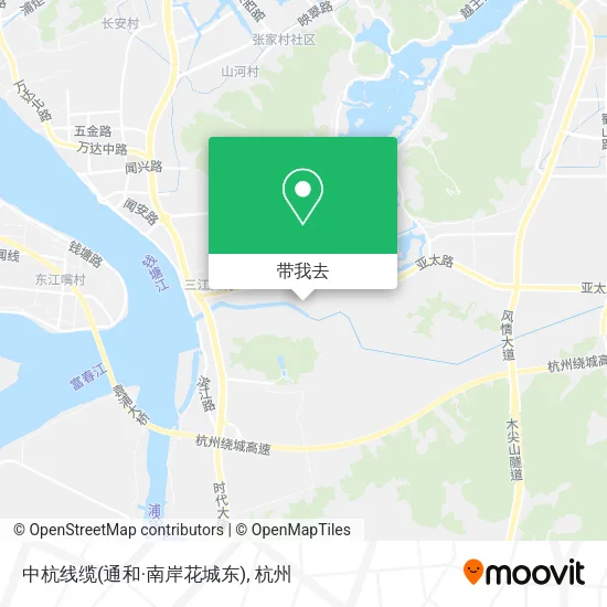 中杭线缆(通和·南岸花城东)地图