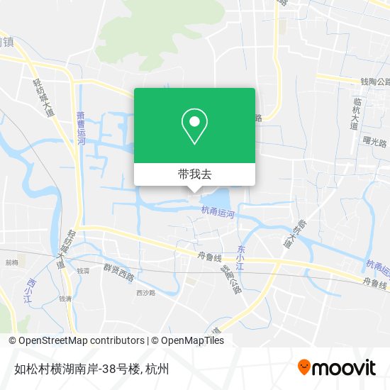 如松村横湖南岸-38号楼地图