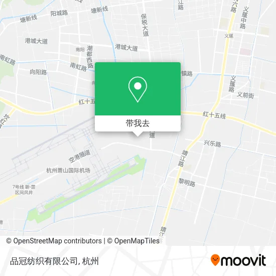 品冠纺织有限公司地图